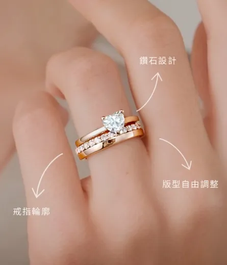 婚戒客製化推薦｜無數新人感動見證，acredo 設計細節超乎想像！