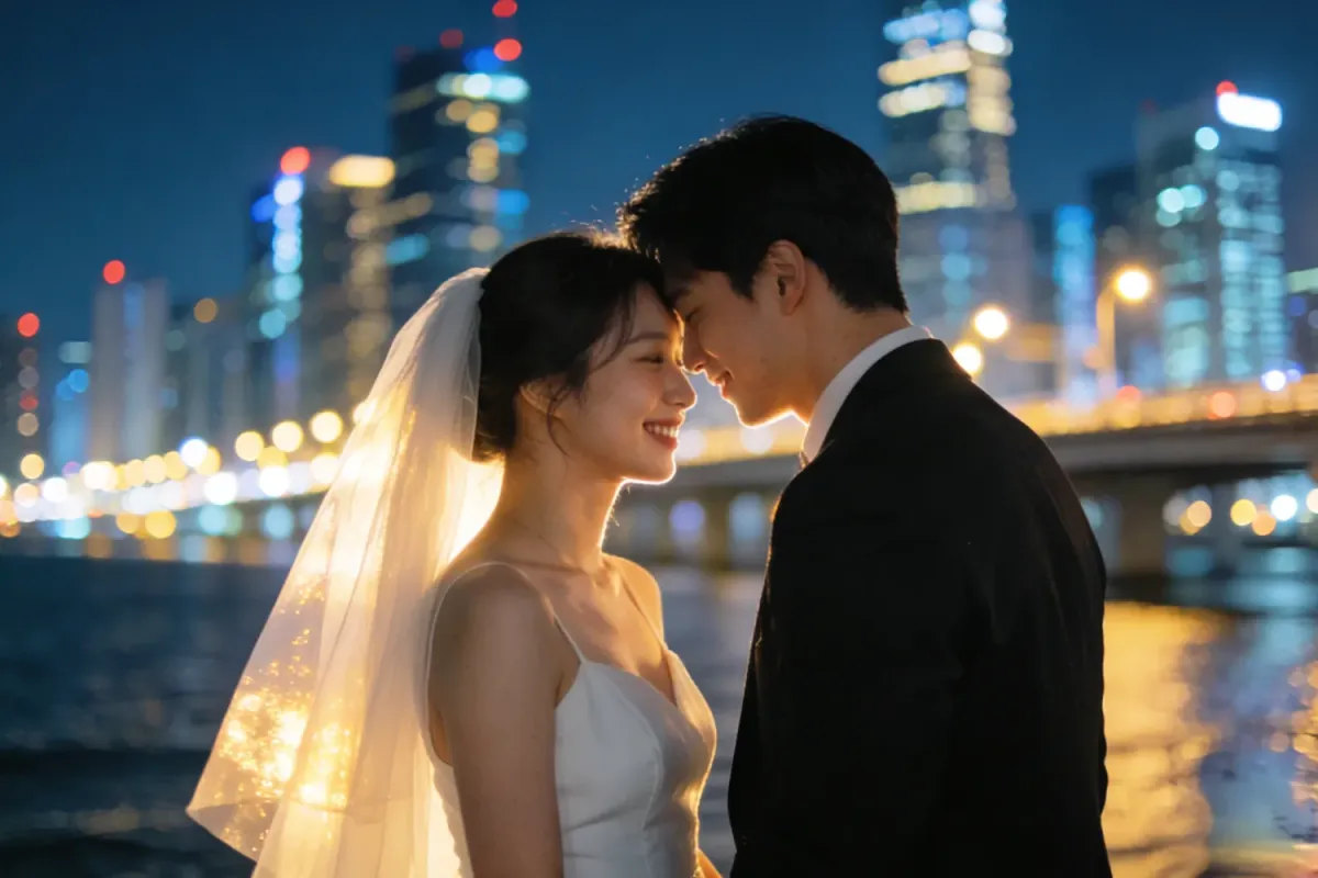 婚紗照時段比較｜清晨、日落、夜景，哪個時段最適合你？