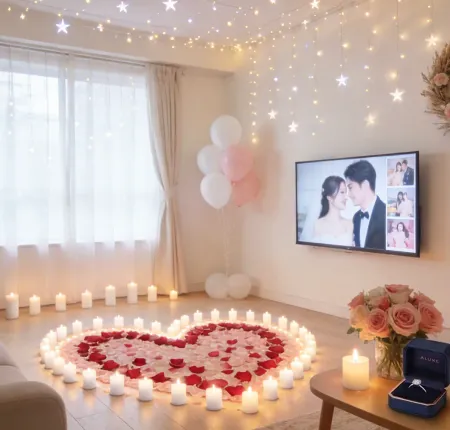 家裡求婚也能超浪漫！居家求婚佈置 10 個創意全攻略