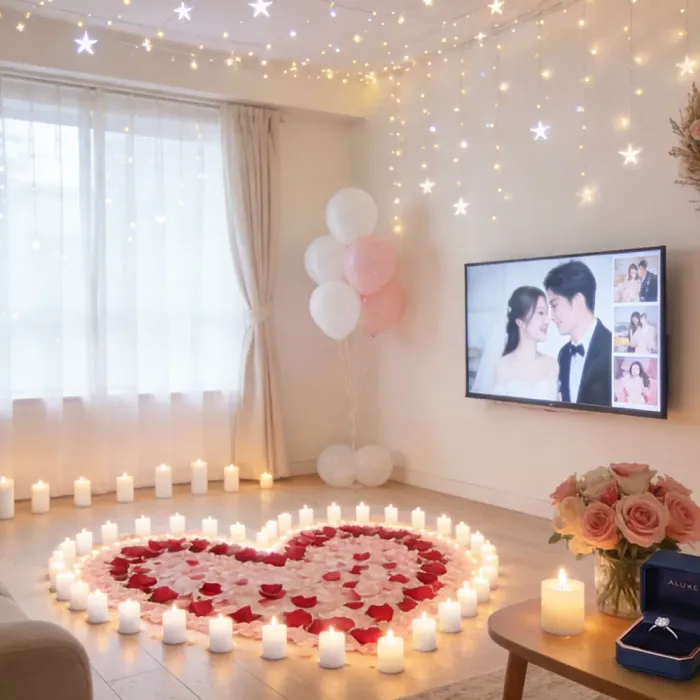 A Home Proposal Can Be Incredibly Romantic! 10 Creative Ideas for Your At-Home Proposal Setup