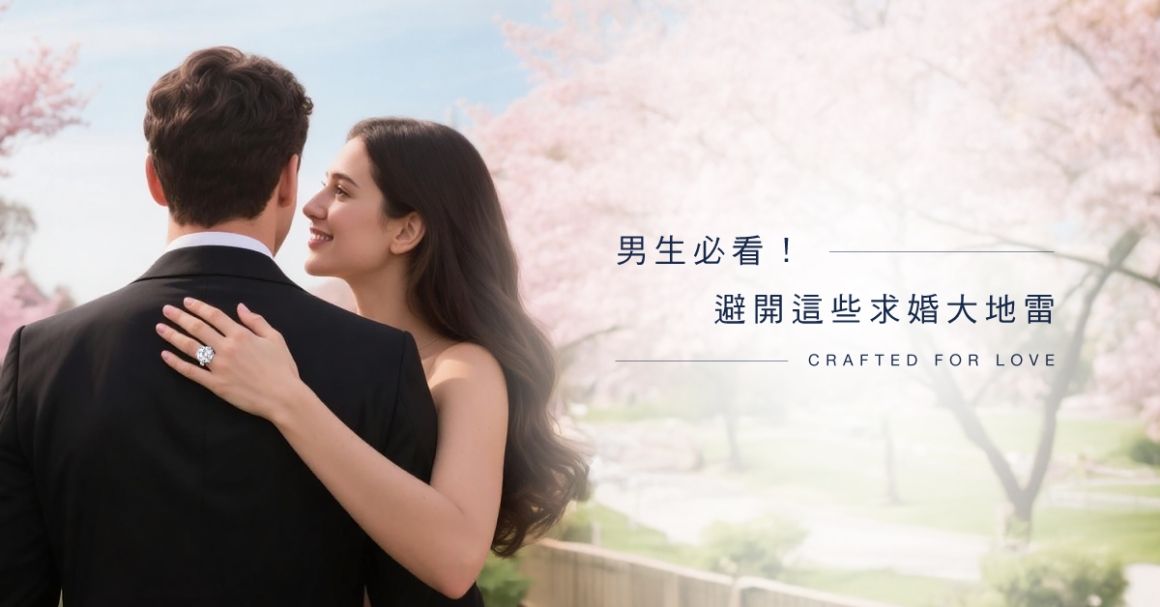 【求婚前必讀！】TOP10 男生最常踩的求婚地雷