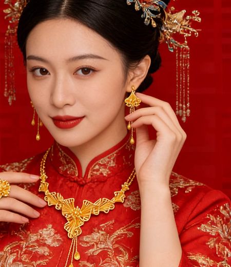 Si Dian Jin Set: How to Choose and Style Your Necklace, Bangle, Ring & Earrings